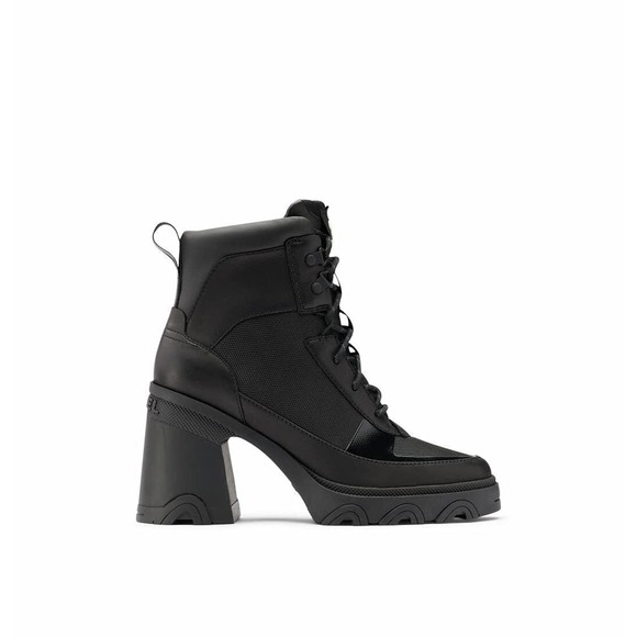 Sorel Women's Brex Heel Lace Boot - Black, Black US 5.5 - Picture 2 of 2